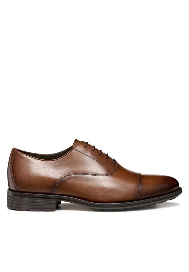 Geox Półbuty U Walk Pleasure F U55H8A 00043 C6610 Brązowy. Kolor: brązowy. Materiał: skóra