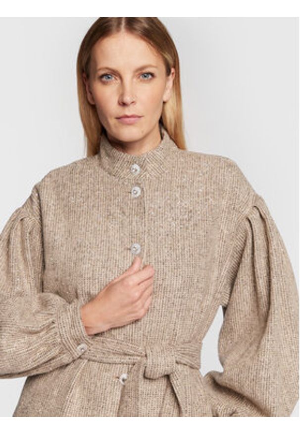 Bruuns Bazaar Kurtka przejściowa Bergenia Maddi BBW3157 Beżowy Relaxed Fit. Kolor: beżowy. Materiał: syntetyk
