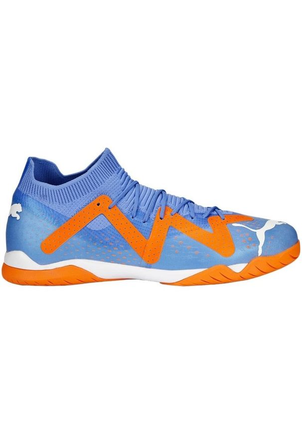 Buty piłkarskie Puma Future Match It M 107185 01 niebieskie. Kolor: niebieski. Materiał: dzianina, syntetyk. Szerokość cholewki: normalna. Sport: piłka nożna