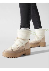 ONLY Shoes Botki Onlbrandie-18 Moon Boot 15271691 Biały. Kolor: biały. Materiał: materiał