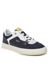 Pepe Jeans Sneakersy Kenton Master Mesh PMS30905 Granatowy. Kolor: niebieski. Materiał: materiał #2