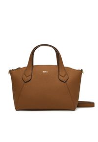 BOSS Torebka Lenah S 50563384 Brązowy. Kolor: brązowy. Materiał: skórzane #1
