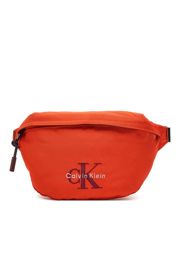 Saszetka nerka Calvin Klein. Kolor: pomarańczowy
