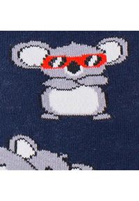 His Story - Skarpetki Bawełniane - Tematyczne - Miś Koala, Granatowe. Kolor: niebieski. Materiał: elastan, bawełna, poliamid #5