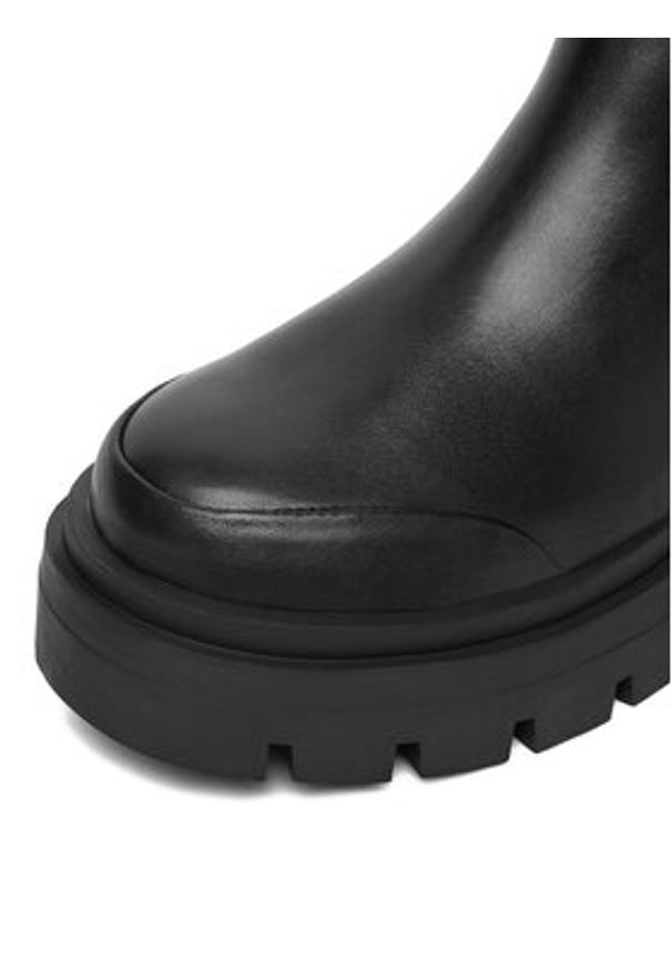 DeeZee Botki W4LH101008D Czarny. Kolor: czarny. Materiał: syntetyk, materiał