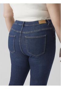 Vero Moda Curve Jeansy Phia 10285012 Granatowy Skinny Fit. Kolor: niebieski