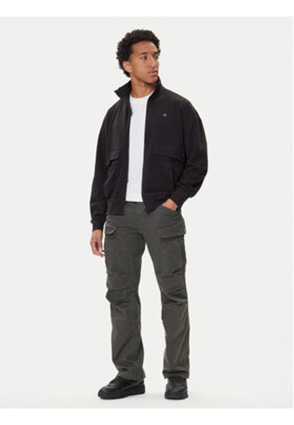 G-Star RAW - G-Star Raw Bluza Rovic D27078-E209 Czarny Loose Fit. Kolor: czarny. Materiał: bawełna