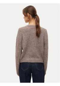 Vero Moda Kardigan Novah 10320496 Brązowy Regular Fit. Kolor: brązowy. Materiał: syntetyk #2