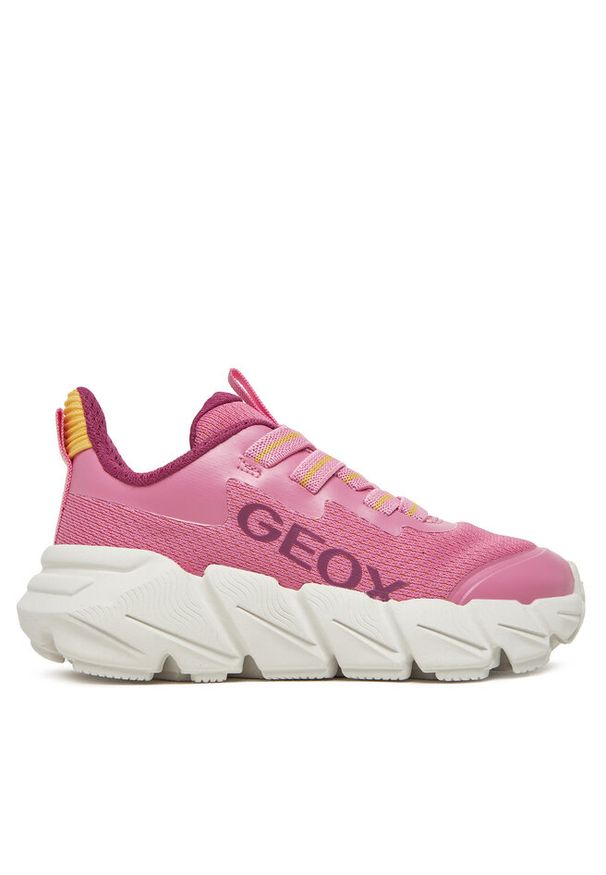 Sneakersy Geox. Kolor: różowy