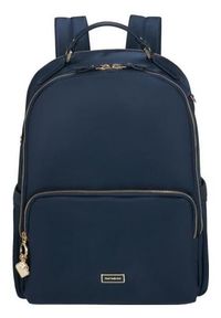 Samsonite Karissa Biz 2.0 14.1'' granatowy. Kolor: niebieski. Wzór: paski. Styl: elegancki