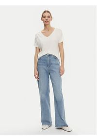 Kontatto Bluzka 3M0514C Écru Regular Fit. Kolor: kremowy. Materiał: wiskoza #4