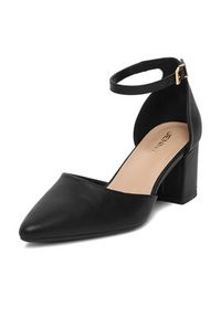 Jenny - JENNY Czółenka CEO-ANGEL WS210702-10 Czarny. Kolor: czarny. Materiał: materiał #5