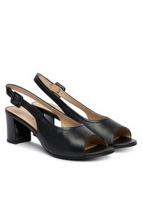 Caprice Sandały 9-28307-46 Czarny. Kolor: czarny. Materiał: skóra #4