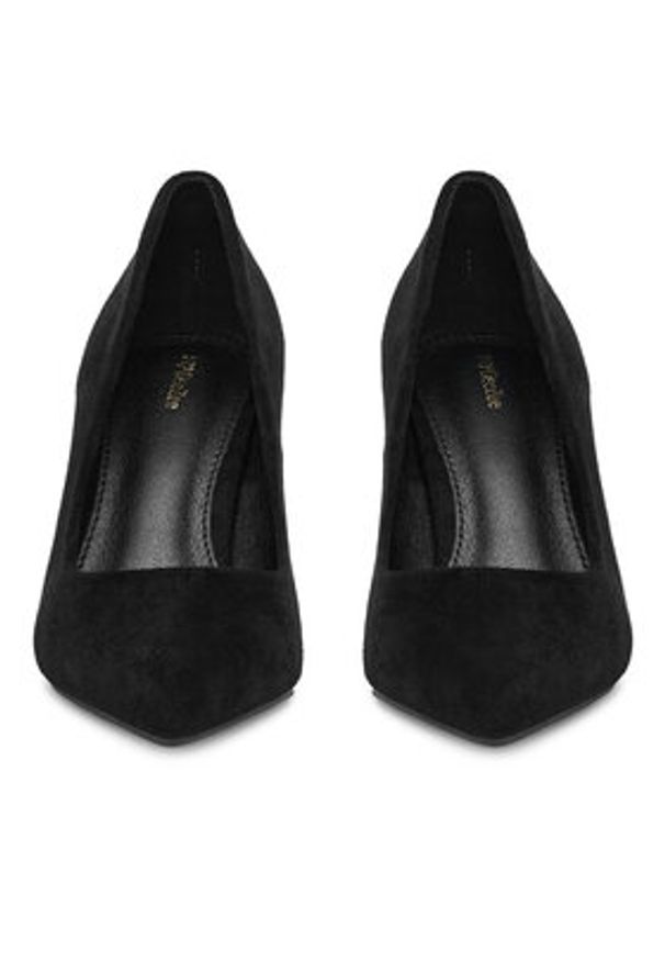 DeeZee Czółenka LWXH916-1 Czarny. Kolor: czarny. Materiał: materiał