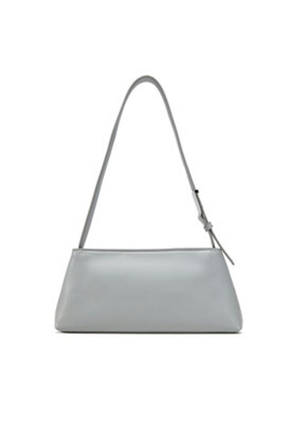 Calvin Klein Torebka Embossed Logo Shoulder Bag K60K612550 Szary. Kolor: szary. Materiał: skórzane