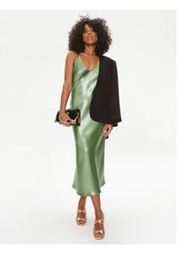 BOSS - Boss Sukienka koktajlowa Desatie 50511832 Zielony Slim Fit. Kolor: zielony. Materiał: syntetyk. Styl: wizytowy