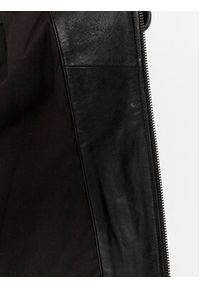 Pepe Jeans Kurtka skórzana Brewster PM402847 Czarny Regular Fit. Kolor: czarny. Materiał: skóra #7