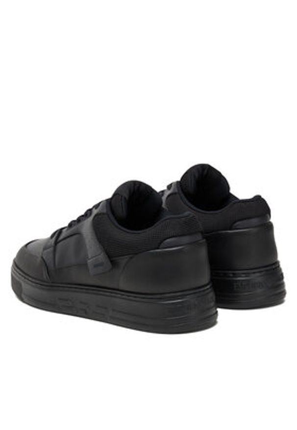 Emporio Armani Sneakersy EM002855 AF18018 MZ312 Czarny. Kolor: czarny. Materiał: skóra