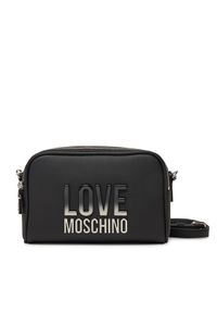 Love Moschino - LOVE MOSCHINO Torebka JC4255PP0MKD000B Czarny. Kolor: czarny. Materiał: skórzane