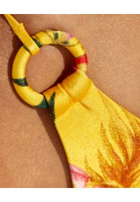 ZIMMERMANN - Strój kąpielowy Tropicana. Kolor: żółty. Materiał: materiał. Wzór: aplikacja, nadruk #4