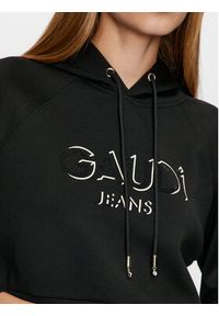 Gaudi Bluza 421BD64010 Czarny Regular Fit. Kolor: czarny. Materiał: syntetyk #4