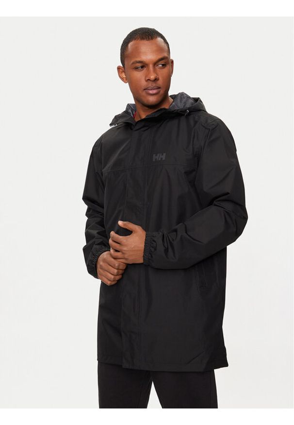 Helly Hansen Kurtka przeciwdeszczowa Vancouver Rain Coat 54097 Czarny Regular Fit. Kolor: czarny. Materiał: syntetyk