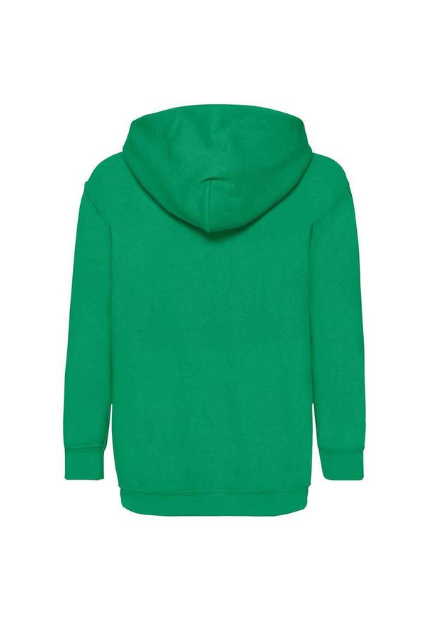 FRUIT OF THE LOOM - Bluza Z Kapturem Dla Dzieci. Typ kołnierza: kaptur. Kolor: zielony