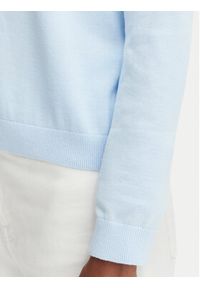 Tommy Jeans Sweter Essential DW0DW20159 Niebieski jasny Regular Fit. Kolor: niebieski. Materiał: bawełna #4