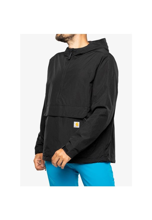 Kurtka przeciwwiatrowa męska Carhartt Lightweight Packable Anorak. Kolor: czarny