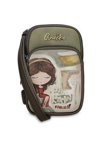 Zielona Damska Torebka Na Telefon Anekke. Kolor: zielony #5