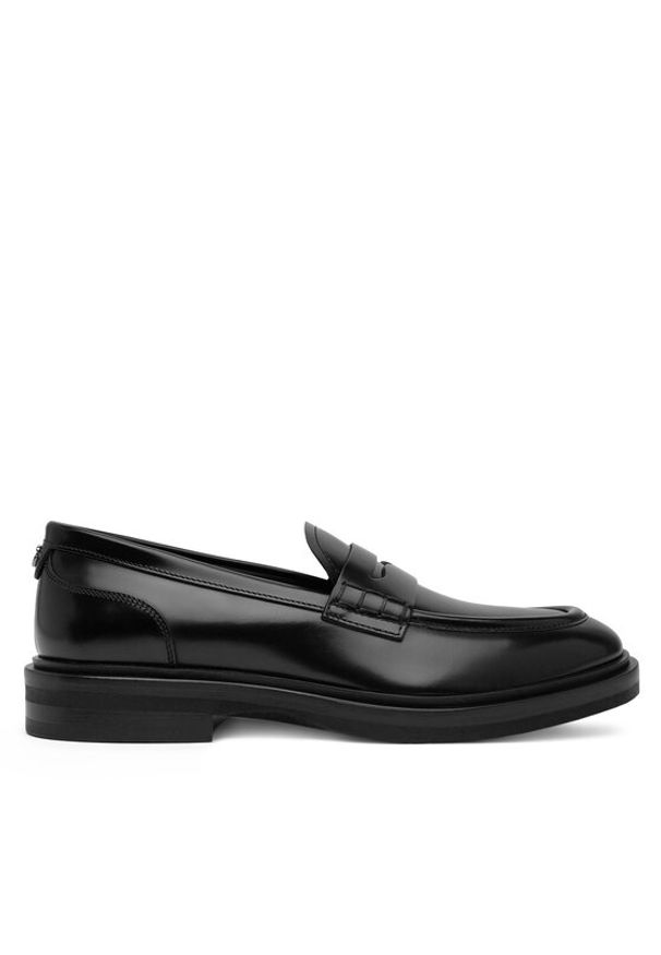DOLCE & GABBANA - Dolce&Gabbana Mokasyny CM0078 A1203 Czarny. Kolor: czarny. Materiał: skóra