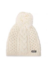 Czapka zimowa damska Eisbar Afra Pompon wełna merino. Kolor: biały. Materiał: wełna. Sezon: zima. Styl: sportowy #1