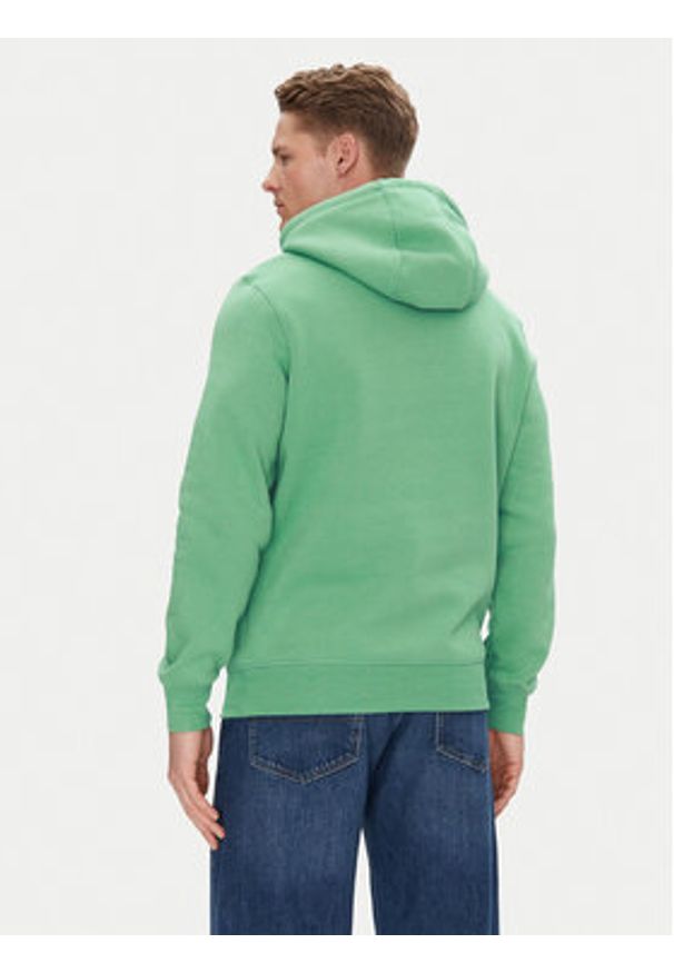 TOMMY HILFIGER - Tommy Hilfiger Bluza Logo MW0MW11599 Zielony Regular Fit. Kolor: zielony. Materiał: bawełna