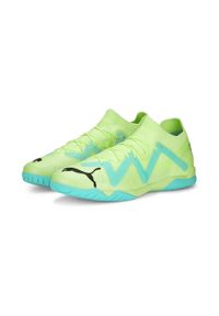 Buty Puma Future Match It Fast, Mężczyźni. Kolor: wielokolorowy, czarny, zielony. Materiał: materiał #1