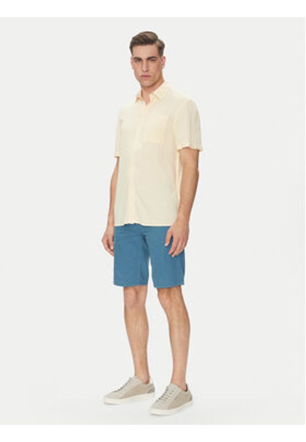 Blend Koszula 20716363 Beżowy Regular Fit. Kolor: beżowy. Materiał: wiskoza