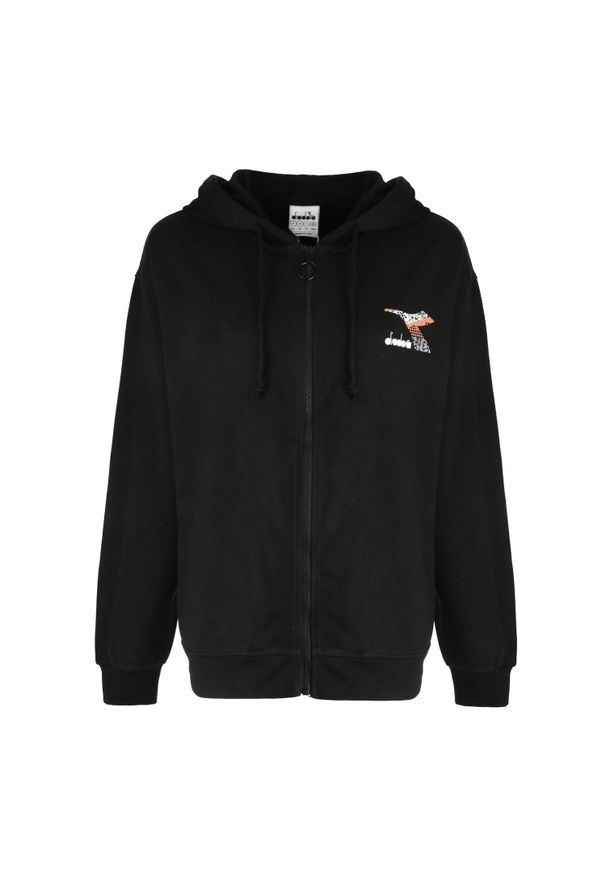 Diadora - Bluza damska DIADORA L. HOODIE FZ FLOSS L. Kolor: czarny