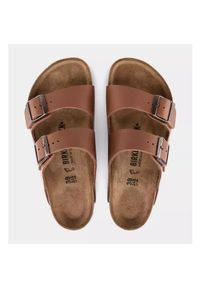 Klapki Birkenstock Arizona Bs M 1019019 brązowe. Zapięcie: sprzączka. Kolor: brązowy. Materiał: materiał, syntetyk, skóra #4