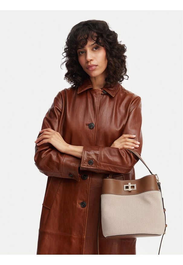 Furla Torebka Amelia M Bucket WB01953 BX3542 CN TCO00 Brązowy. Kolor: brązowy. Materiał: skórzane