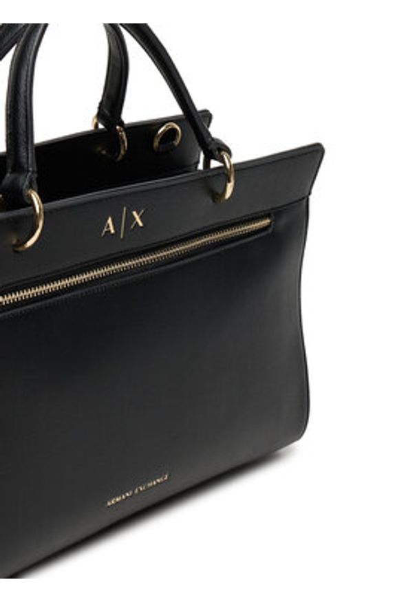 Armani Exchange Torebka XW001553 AF17117 UC001 Czarny. Kolor: czarny. Materiał: skórzane