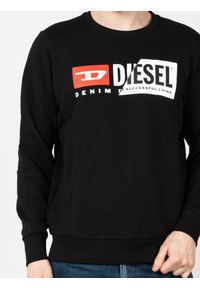 Diesel Bluza "S-Girk" | A00349-0IAJH-900 | Mężczyzna | Czarny. Okazja: na co dzień. Kolor: czarny. Materiał: bawełna. Wzór: nadruk. Styl: klasyczny, casual, elegancki, sportowy #5