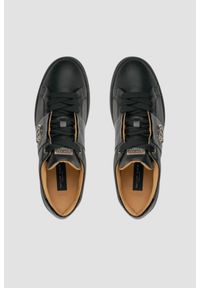 Philipp Plein - PHILIPP PLEIN Czarne sneakersy Leather Lo-top, Rozmiar 46. Kolor: czarny #5