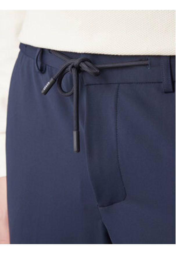 Guess Spodnie materiałowe 180429 Niebieski Regular Fit. Kolor: niebieski. Materiał: materiał