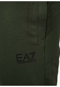 Spodnie dresowe męskie EA7 Emporio Armani 8NPP53-PJ05Z-1845. Kolor: zielony. Materiał: dresówka #4
