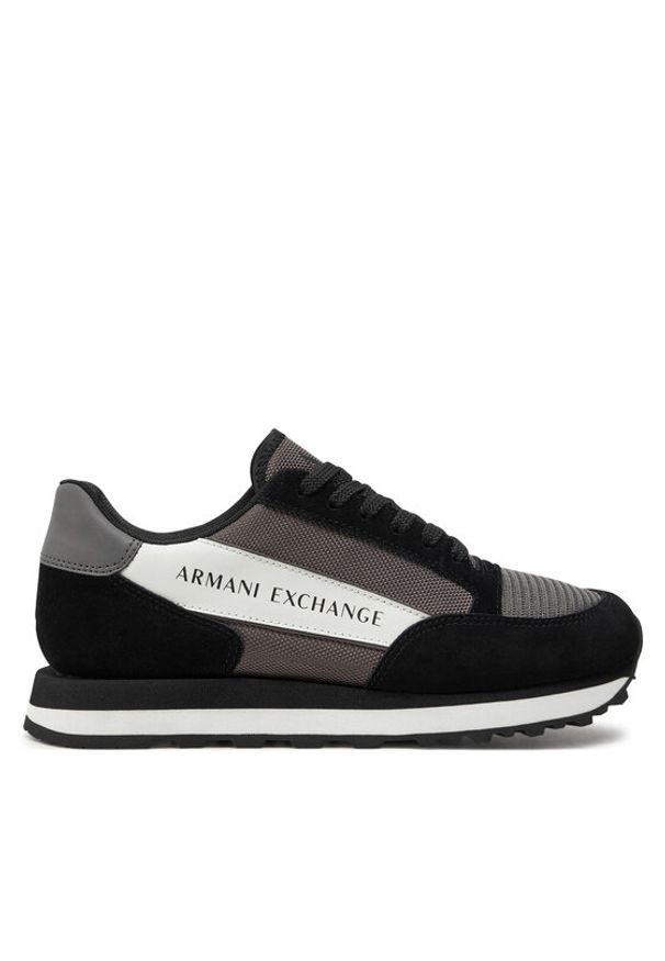 Armani Exchange Sneakersy XUX083 XV263 K584 Czarny. Kolor: czarny. Materiał: materiał