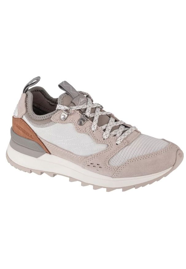 Buty Merrell Alpine 83 Sneaker Recraft W J006868 beżowy. Okazja: na co dzień. Zapięcie: sznurówki. Kolor: beżowy. Materiał: tkanina, materiał, guma, zamsz, skóra. Szerokość cholewki: normalna