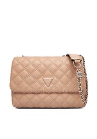 Guess Torebka Giully II HWQG96 73200 Beżowy. Kolor: beżowy. Materiał: skórzane