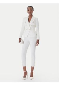 Rinascimento Marynarka CFC0128639003 Biały Regular Fit. Kolor: biały. Materiał: syntetyk #5