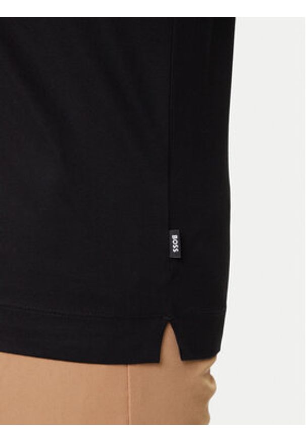 BOSS Polo H-Paras 65 50543880 Czarny Regular Fit. Typ kołnierza: polo. Kolor: czarny. Materiał: bawełna