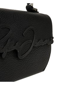 Pepe Jeans Torebka Amber Script PL031664 Czarny. Kolor: czarny. Materiał: skórzane #4