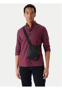 TOMMY HILFIGER - Tommy Hilfiger Saszetka Th Flag Mini Crossover AM0AM14014 Czarny. Kolor: czarny. Materiał: skóra #4